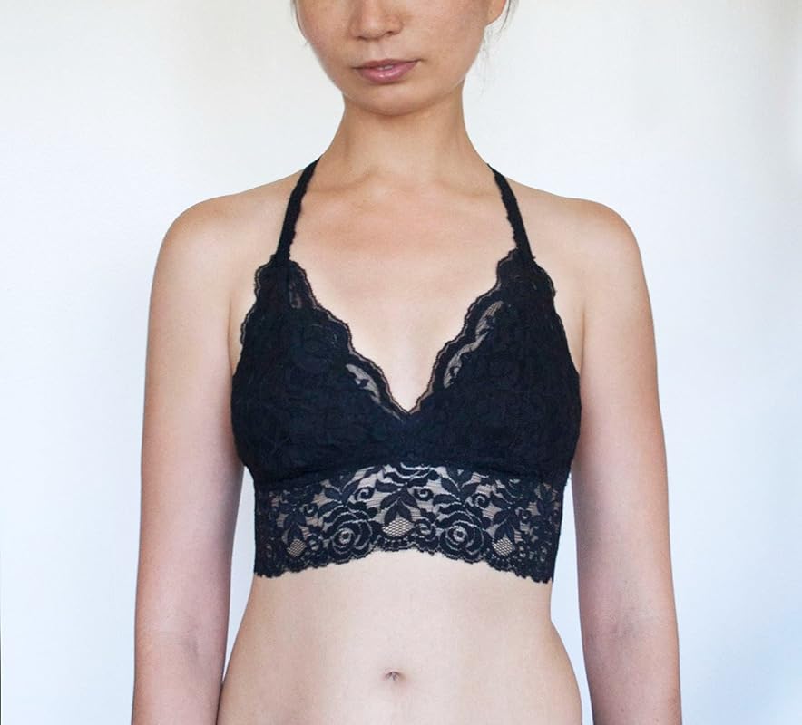 simple black bralette