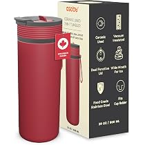 Asobu 20oz Ceramic Lined Insulated Water Bottle for Hot and Cold