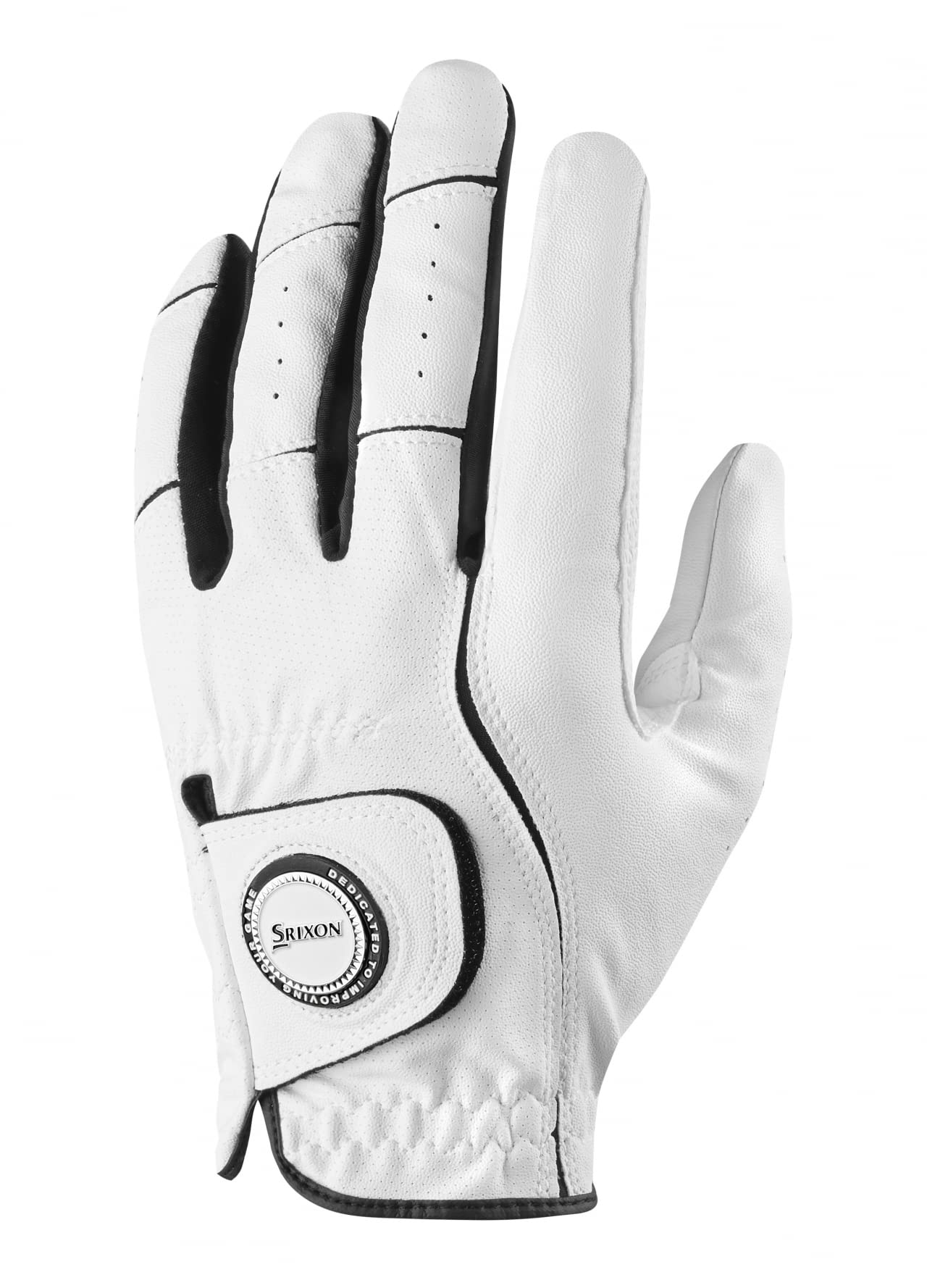 Srixon S0102095 Men's Golf Gloves, White, XL
