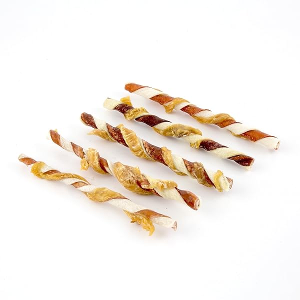 GOOD’N’FUN TRIPLE FLAVORED RAWHIDE TWISTS FOR DOGS, 35 COUNT