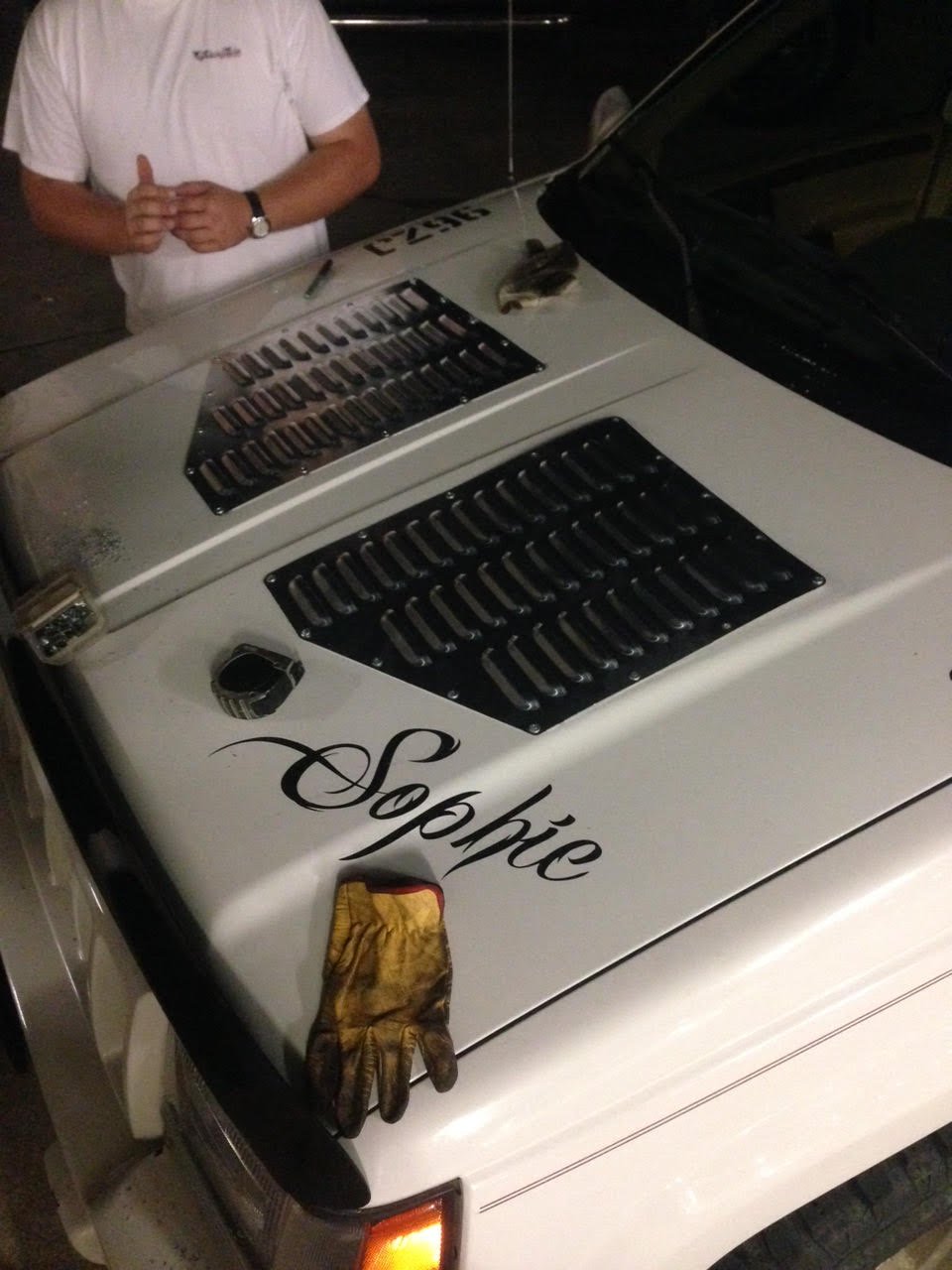 Automotive Kit Bolton RodLouvers Pair of Jeep ZJ Hood Aluminum