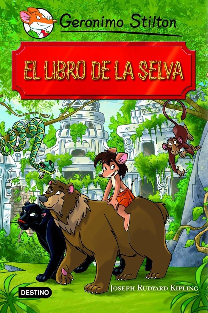 Portada de El libro de la selva: Grandes Historias (Geronimo Stilton)