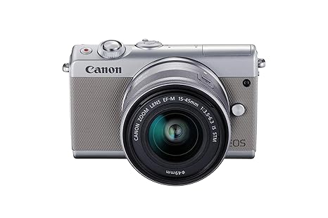 Canon EOS M100 GY M15-45 S - Cámara con Sensor APS-C de 24.2 MP ...