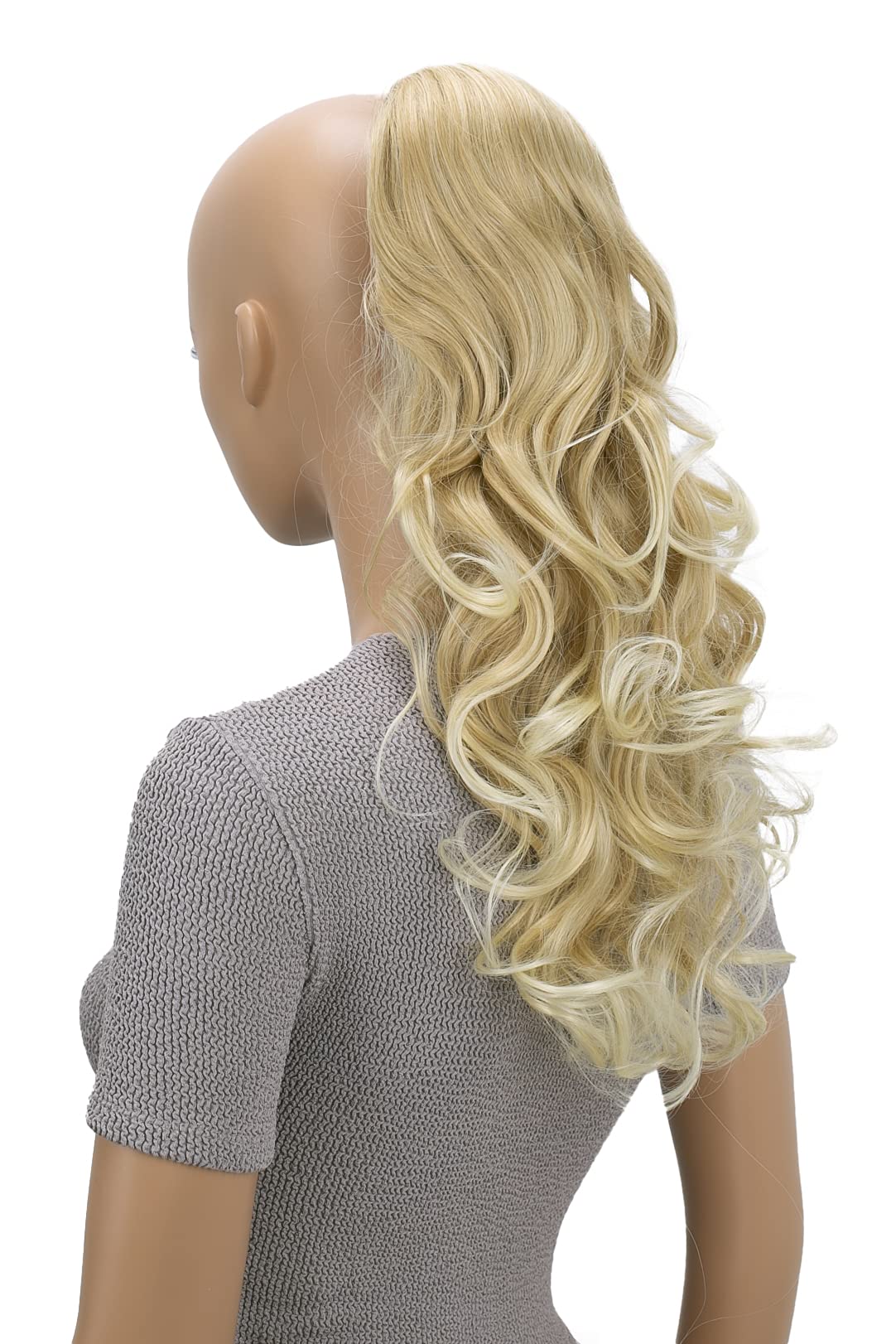 CAISHA 18" Hairpiece Ponytail Extensions Voluminous Wavy Blond Mix PH10 — image 1