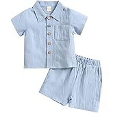 Sprifallbaby Toddler Baby Boy Easter Outfit Carrot Print Short Sleeve Lapel Button Down Shirt and Shorts Summer Clothes Set