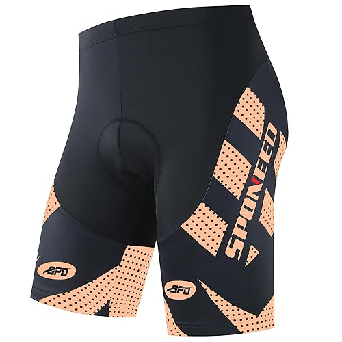Sponeed Amazon Ciclismo Sponeed Bike Shorts For Men Gel Cushioned
