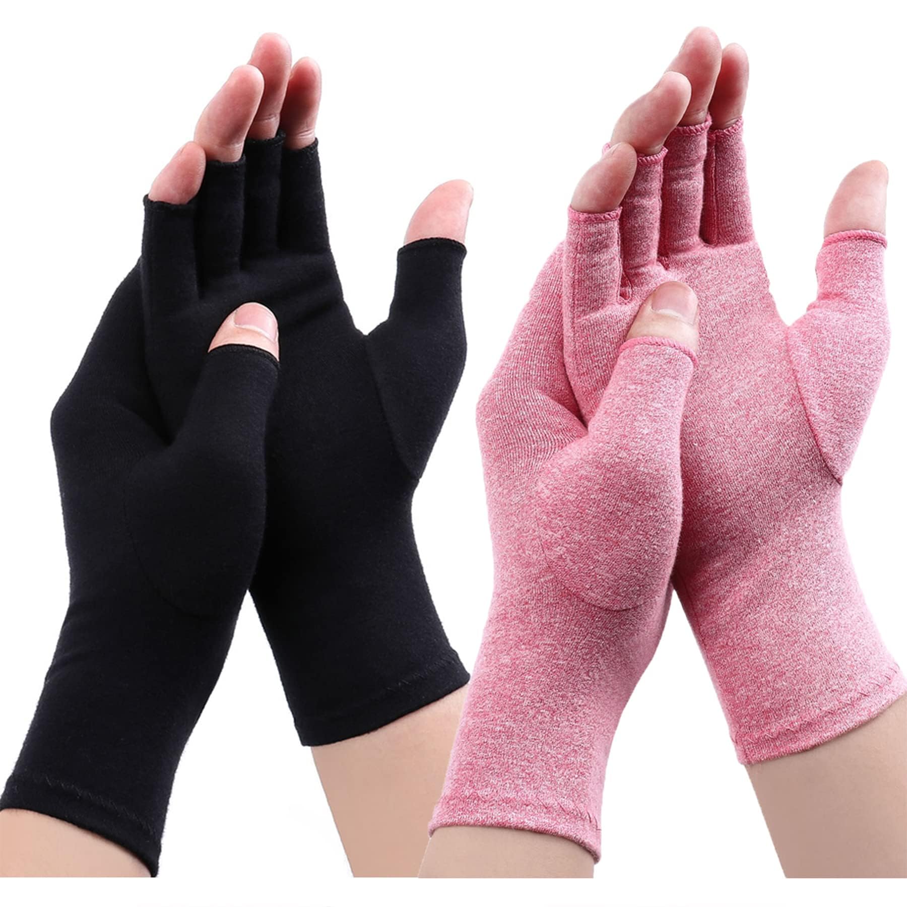 Gebell Fingerless Gloves For Women Men – Breathable Soft Cotton Half Finger Glove Spandex Blend, Comfortable Fit, Moisture-Wicking, Ideal for Sports Working
