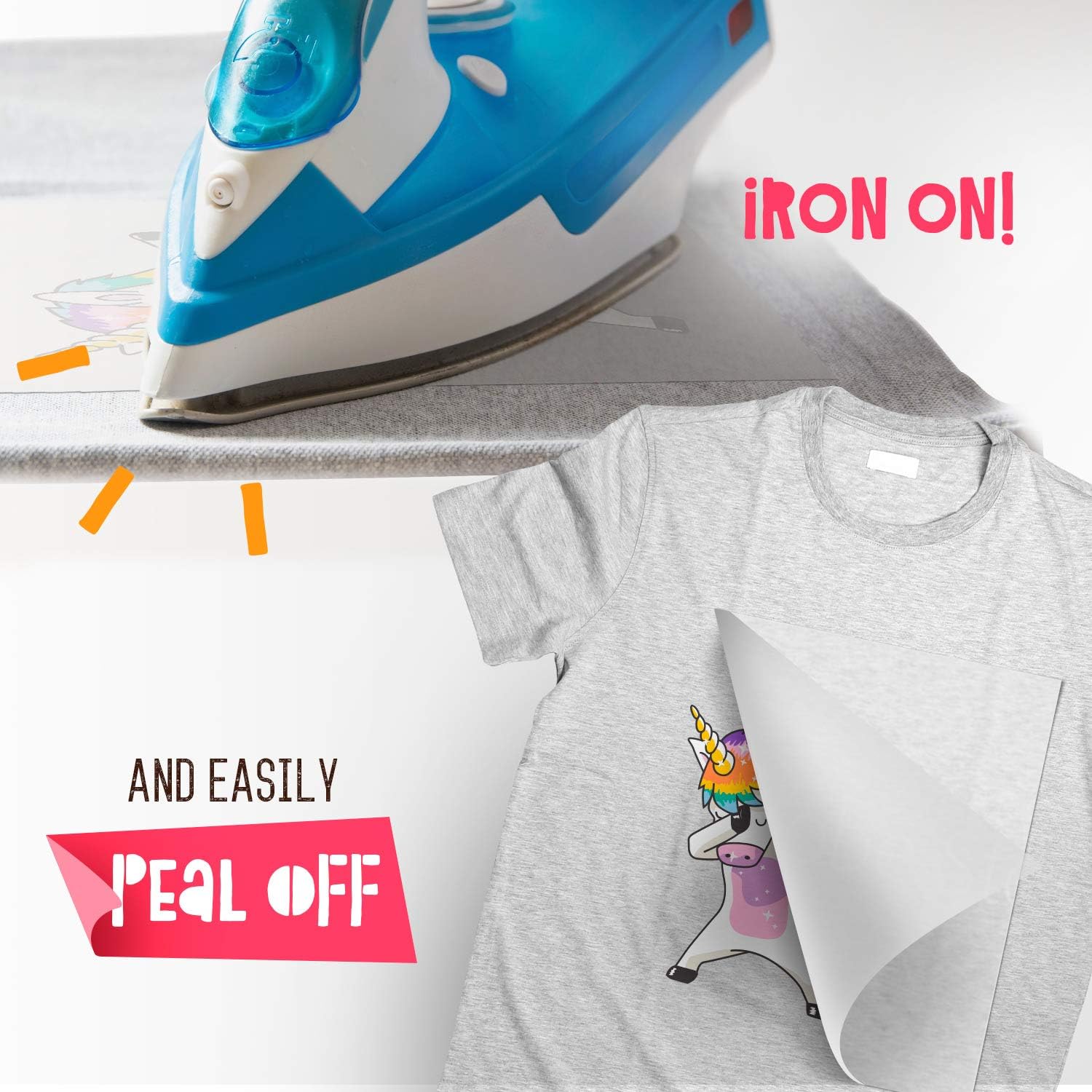 Raimarket Premium Iron on Transfer Paper t-Shirt Printing for Light Fabrics A4 20 Sheets - Image 4