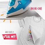 Raimarket Premium Iron-On Transfer Paper Light Fabrics A4 10 Sheets view 3