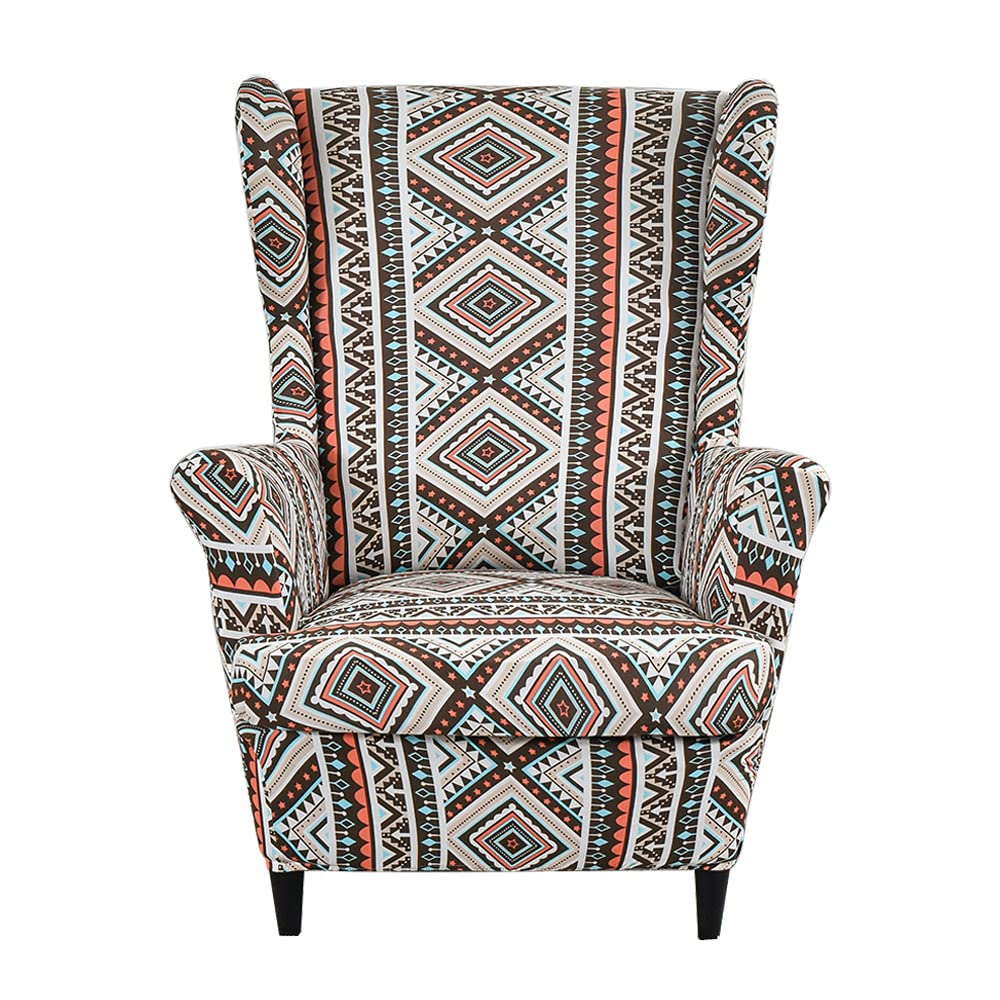 Wingback chair slipcovers stretch armchair covers Wing Chair Cover wingback armchair covers with prints