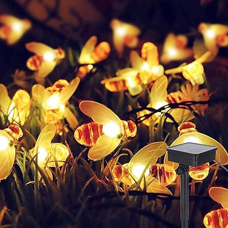 Amazon Com Aled Light Solar Garden Decorations Outdoor Bee
