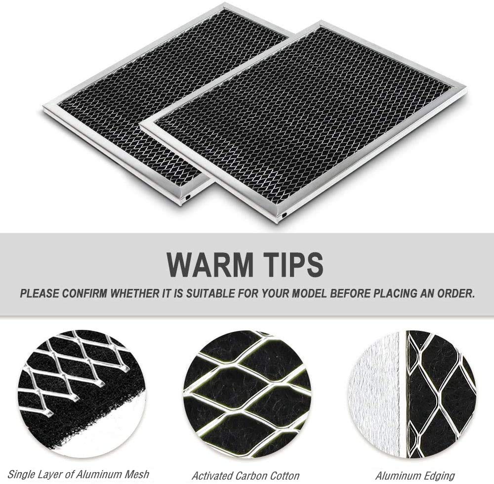 Cenipar 97007696 Range Hood Filter Charcoal Odour Filter for Range vent hood (8 3/4