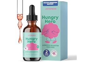 JoySpring Appetite Booster for Kids Ages 3+ | Natural Weight Gain with L-Lysine & B Vitamins | Toddler Appetite Booster | Supports Healthy Growth & Development | 2oz Liquid