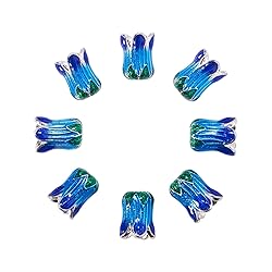 LiQunSweet 10 Pcs Vintage Silver Plated Alloy