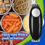 Chulovs Electric Jar Opener Black Automatic One-Touch Can Opener view 3