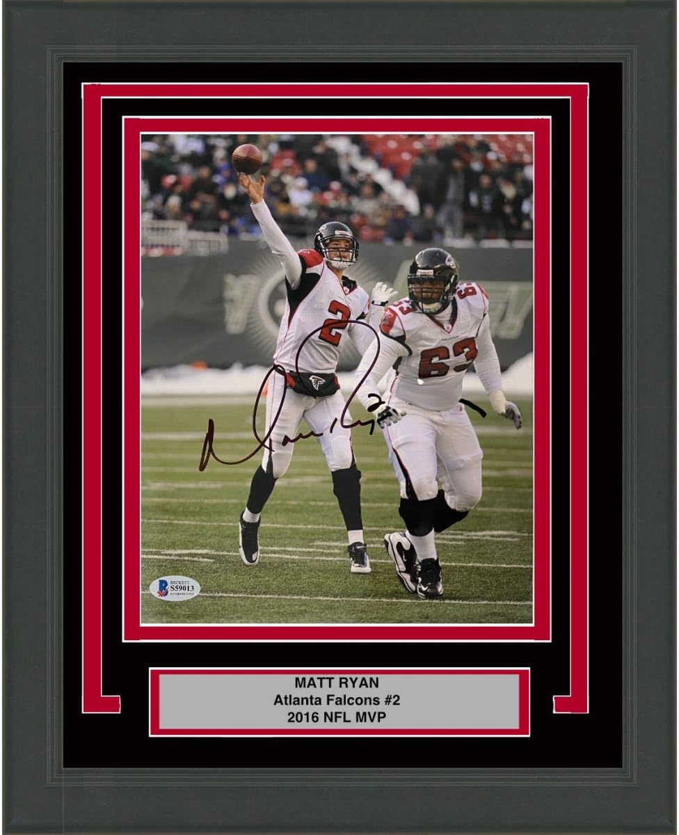 matt ryan signed football