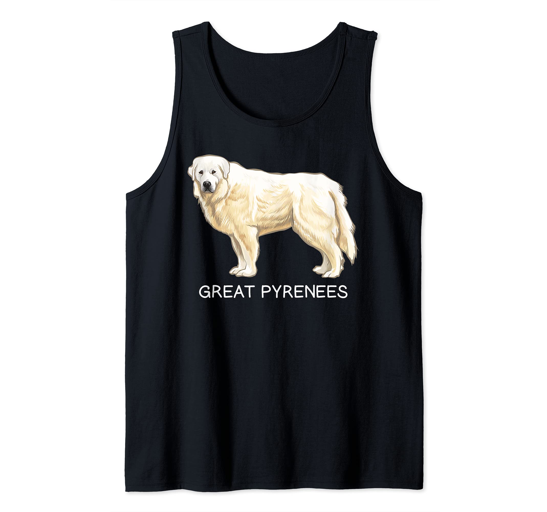 Great Pyrenee Crazy Dog Lover Tank Top
