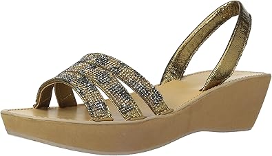 platform jeweled sandals