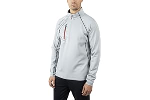 Sunice Allendale Men’s Half Zip Performance Pullover with Thermal Protection
