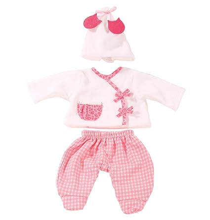 Götz 3402588 Babykombi Leo & Karo Gr. S - 3-teiliges Bekleidungsset für Babypuppen mit Einer Größe von 30 - 33 cm - bestehend