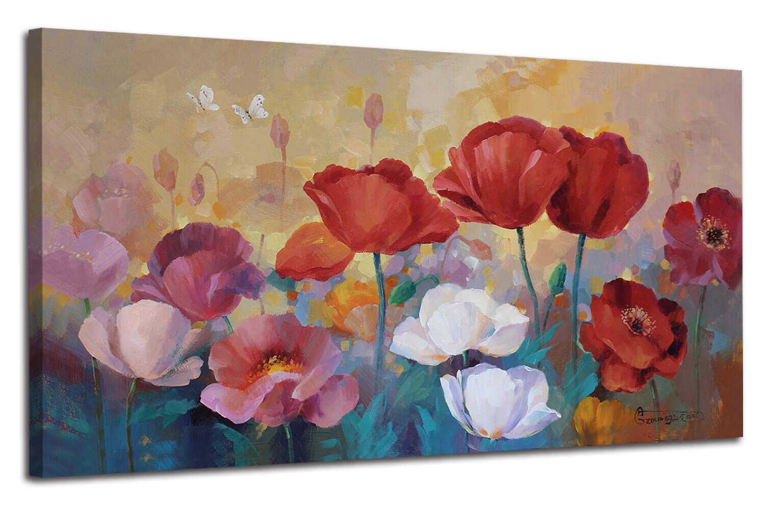 Best poppy wall art for living room