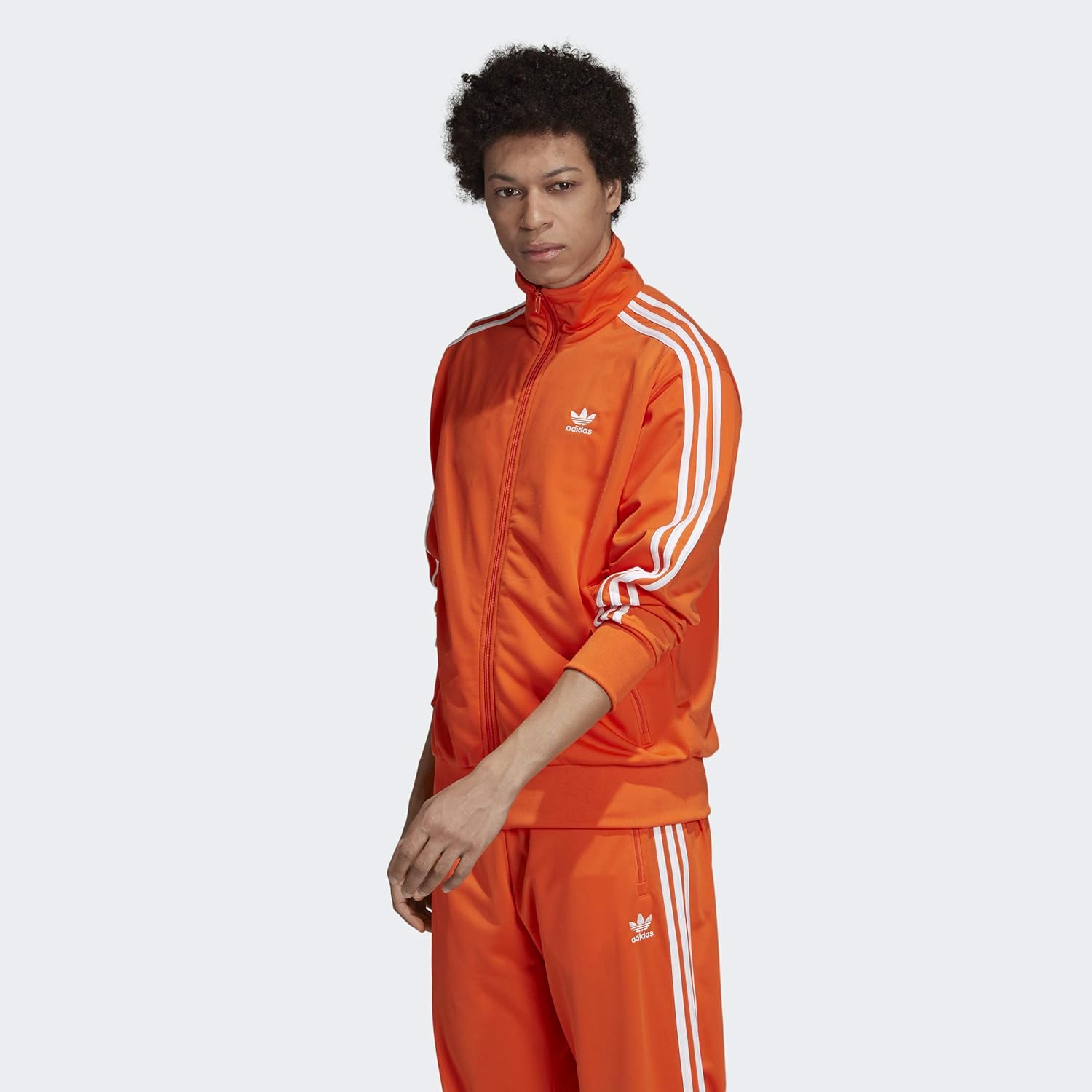 orange adidas jacket