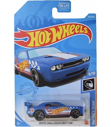 Amazon.com: Hotwheels Dodge Challenger Drift Car, Speed Graphics 3