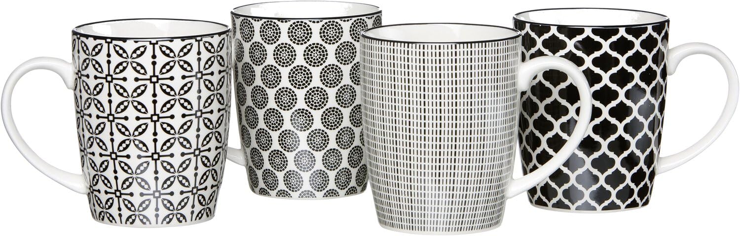 Ritzenhoff & Breker Coffee mugs, Porcelain, 8 x 8 x 10.5 cm, 4 pieces