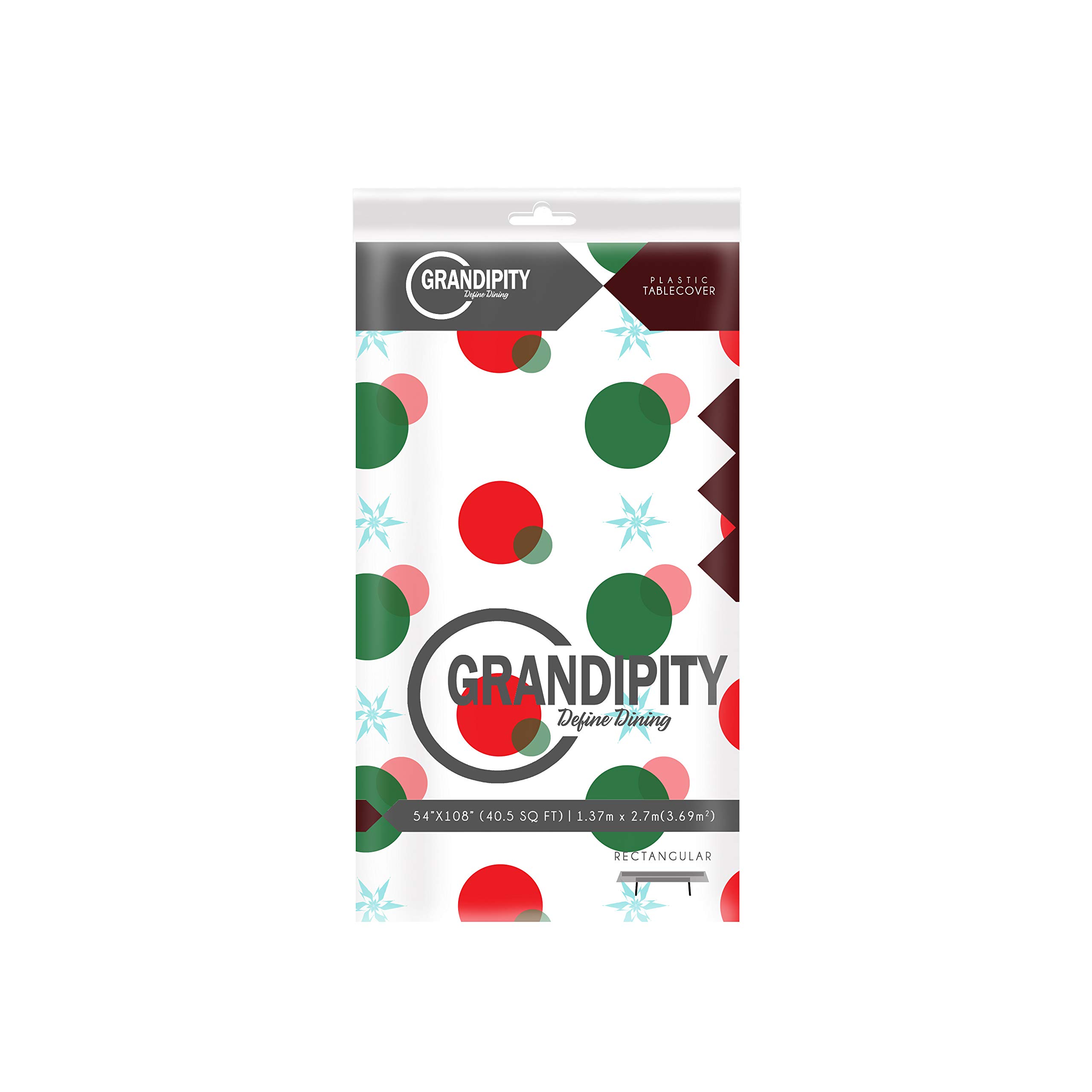 Orange 1 Pack Premium Disposable Plastic Tablecloth