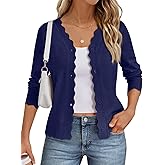 LILLUSORY Womens Cardigan Sweaters Long Sleeve Casual Lightweight Button Down V-Neck Fall Clothes 2026
