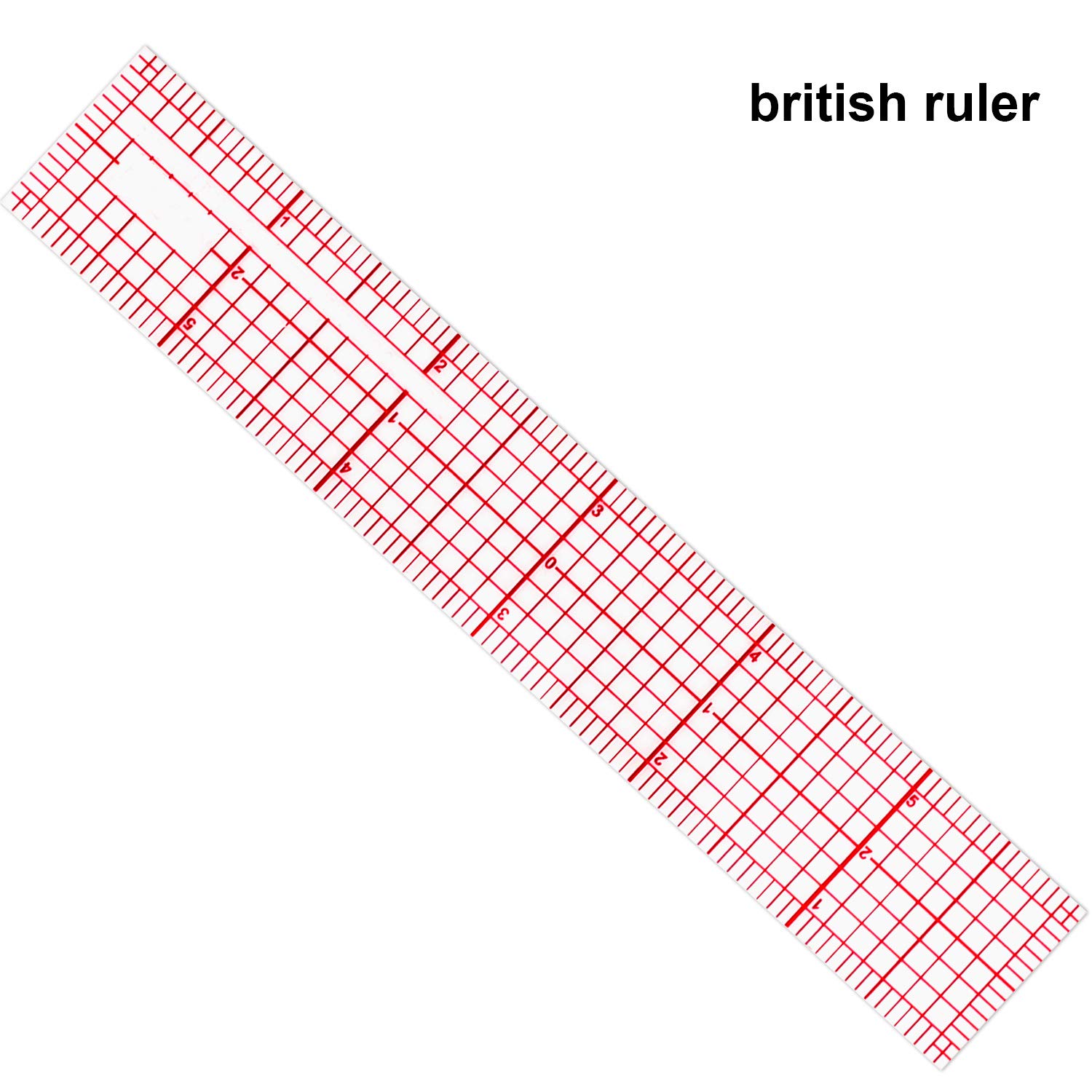 Pelopy 4 Pieces Clear Plastic Ruler Grid Transparent Ruler Plastic Straight Measuring Tool Set for Clothes Design Sewing(6 Inches, 12 Inches, 15 Inches,B50 B60 B70 B-80)