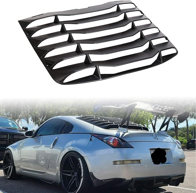 HECASA Rear Windshield Louvers Sun Shade Cover Window