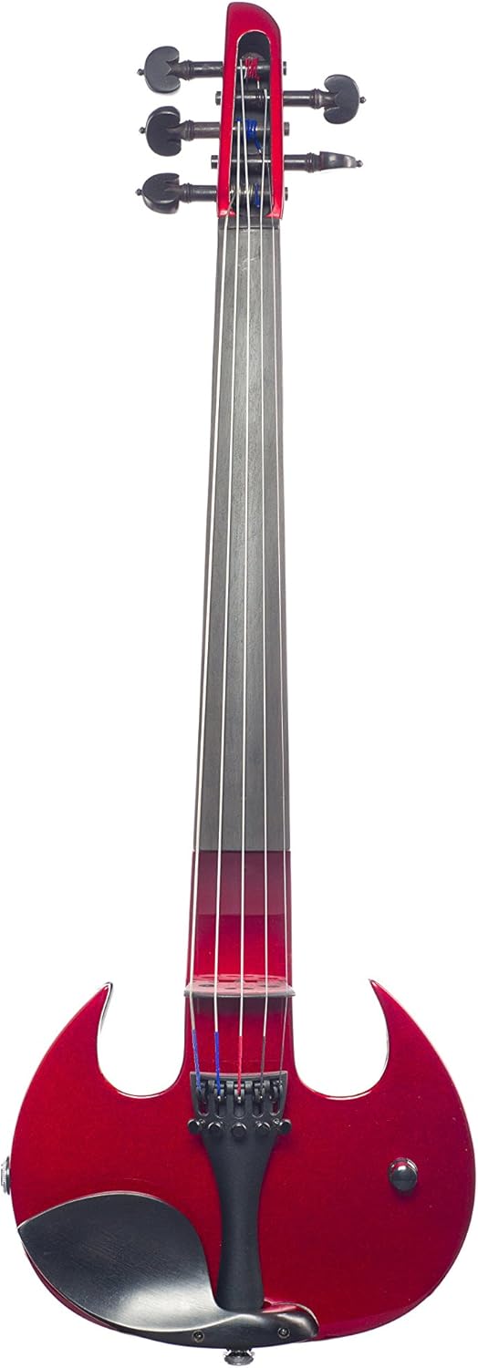 Wood Violins Stingray WV-SVX5/RD Electric Violin, Candy Apple Red