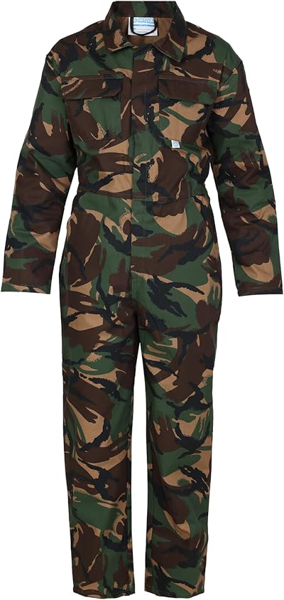 FORT Unisex Kid Coverall 333-WDL-36 Camo 36" Tearaway Junior