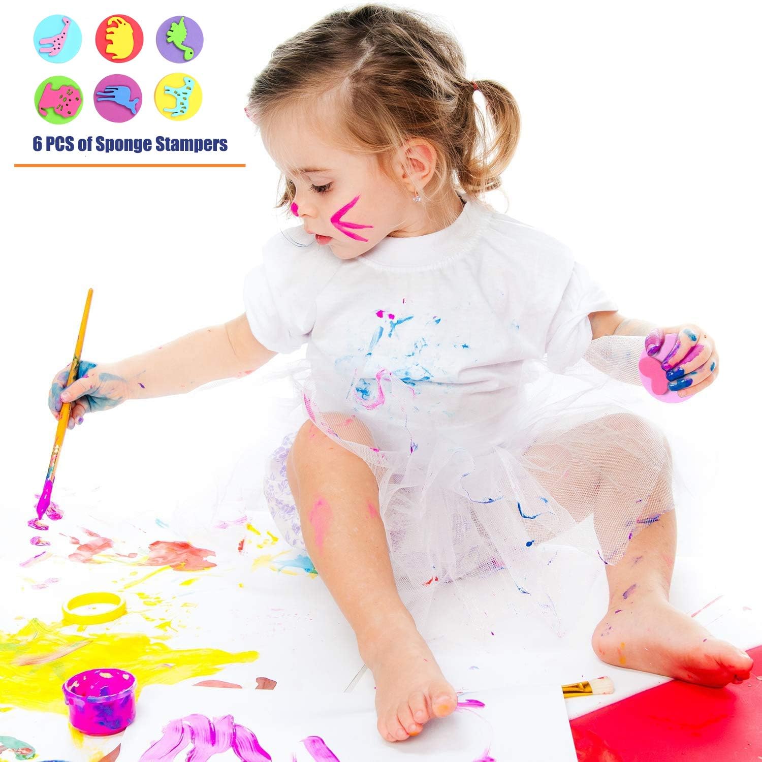 Pour Debutants Les Cadeaux Pour Enfants Peinture Enfant Lavable Crayola Set Sur Et Non Toxique Peinture Bebe Non Toxique Peinture Au Doigt Enfant Etudiants Et Artistes Peinture Au Doigt Loisirs Creatifs Jeux