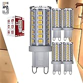 Satco S11234 5W/LED/G9/830/CL/120V/DIM – 5 Watt JCD LED; G9 Base; Clear Finish; 3000K; Soft White; 120 Volt; T4 Shape; 40W HI
