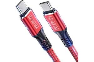 240W Thunderbolt 4 Cable 3ft, USB C Thunderbolt 4 Cable Monitor Cable Supports 40Gbps Data Transfer and Single 8K/Dual 4K Vid