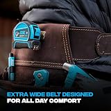 OX Pro Framer's Tool Rig Oil Tanned Top Grain Leather Work Apron Pouch view 7