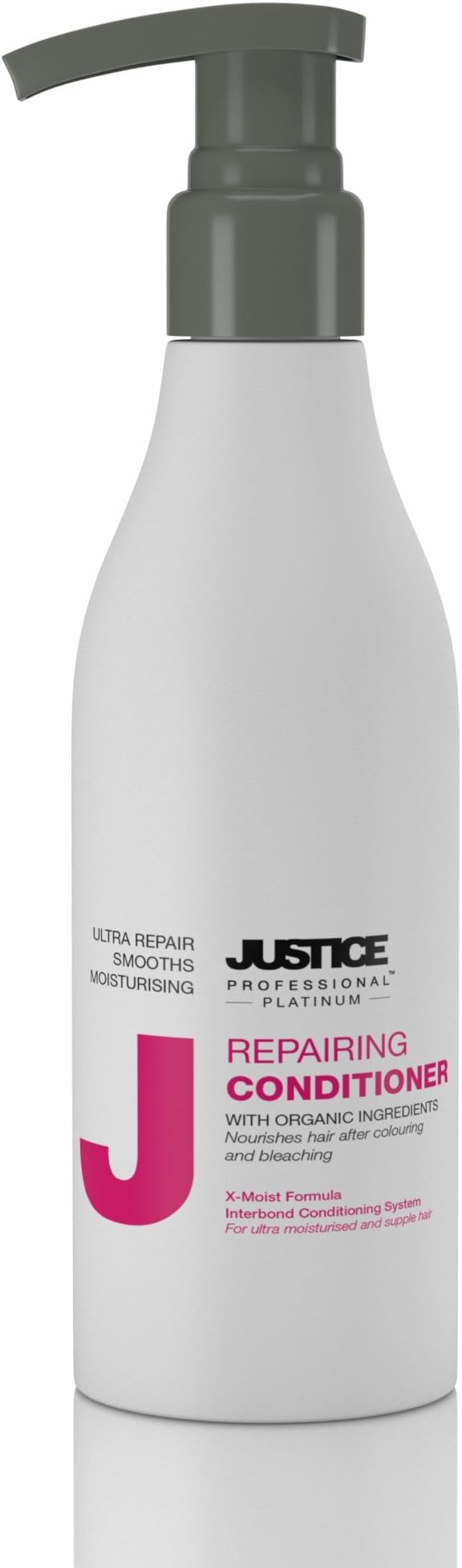JUSTICE Professional Repairing Conditioner 10oz with Organic Jojoba Oil for Dry or Frizzy Hair | Soft, Smooth, Color or Bleach Damage | Detangling, Anti Breakage for Men & Women