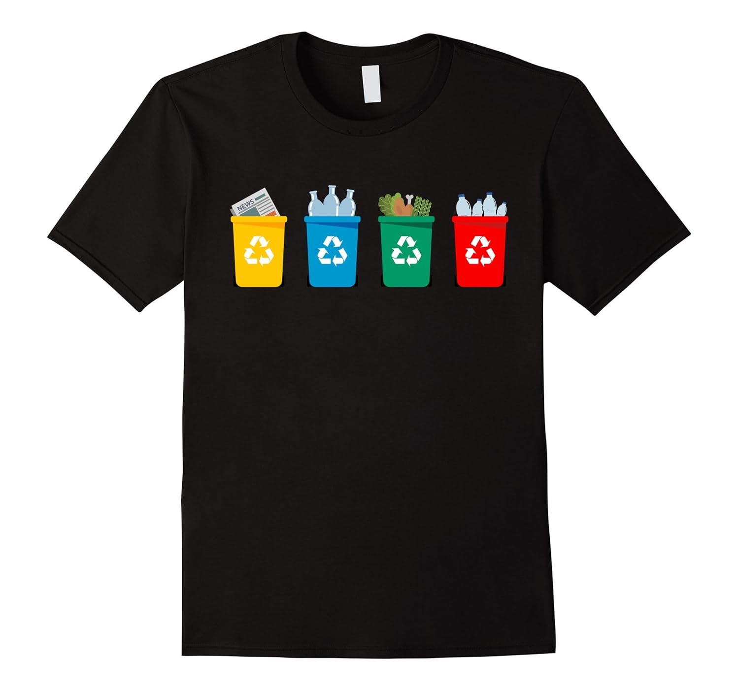 Recycling Bin Costume Funny HalloweenRose Rosetshirt