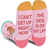 AGRIMONY Funny Cat Dog Socks for Women Teen Girls-Animal Novelty Cute Socks-Mothers Day Cat Dog Mom Gifts Stocking Stuffers
