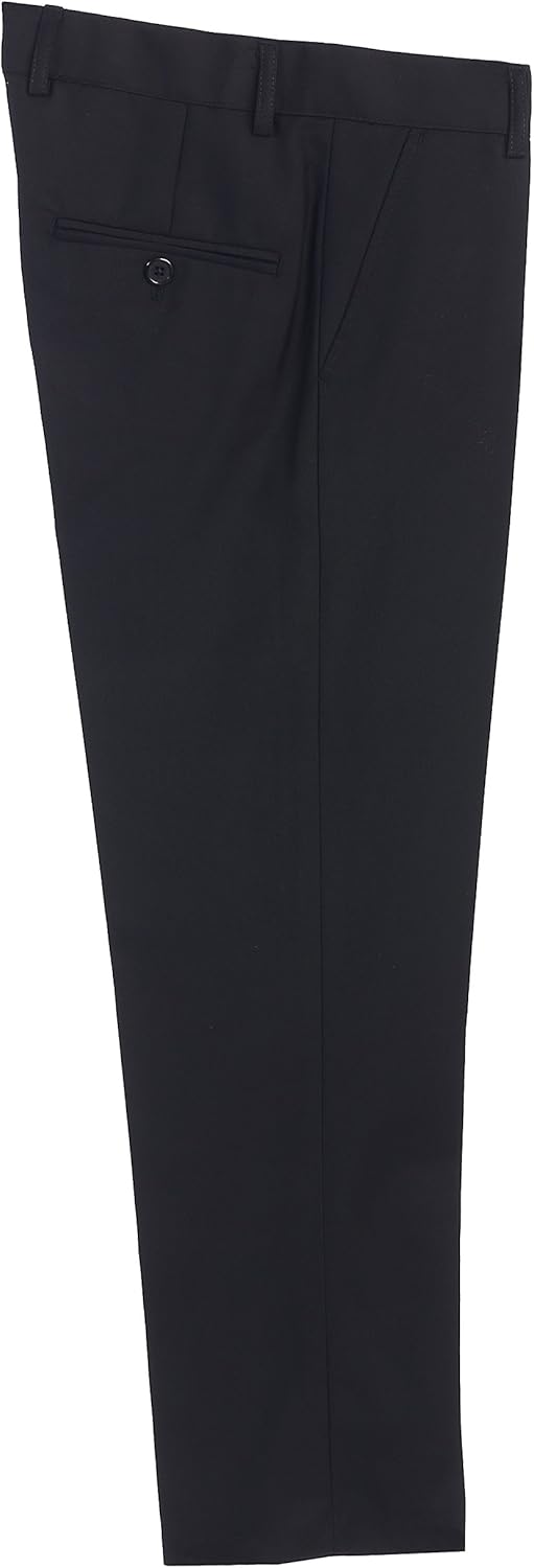Gioberti Boys Flat Front Dress Pants: Clothing