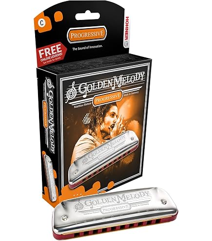 Amazon.com: Hohner 544 Golden Melody Harmonica Bundle with