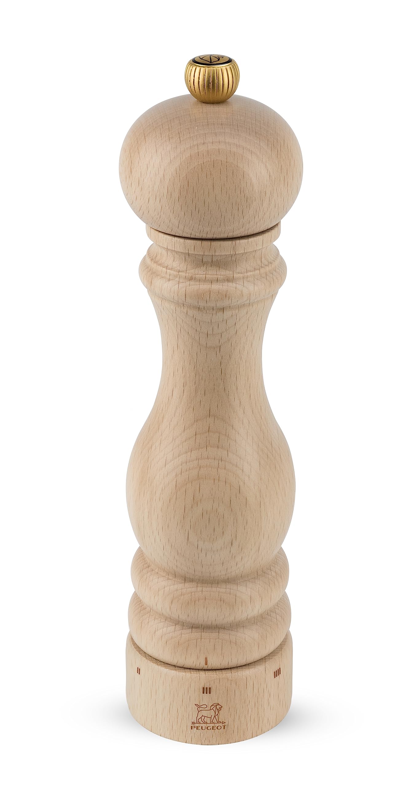 PEUGEOT - Paris u'Select 22 cm Pepper Mill - 6 Predefined Grind Settings - Made With PEFC Certified Wood - Made In France - Natural Colour — image 1
