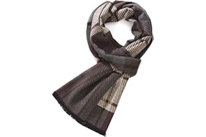 FULLRON Men Winter Scarf Soft Warm Long Cashmere Feel Scarves