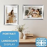Clay Roberts A4 Silver Photo Frame – Modern Wall Frame for Certificates & Photos view 3