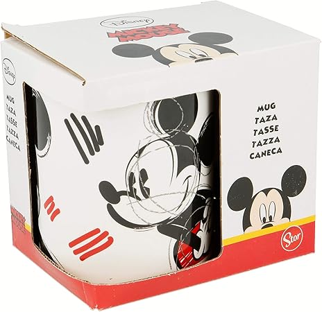 TAZA CERAMICA 325 ML CON CAJA | MICKEY MOUSE - DISNEY - ROUGH: Amazon.es: Hogar
