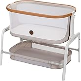 Maxi-Cosi Iora Bedside Bassinet , infant bedside sleeper crib, 4 height positions, portable & folds flat, large storage baske