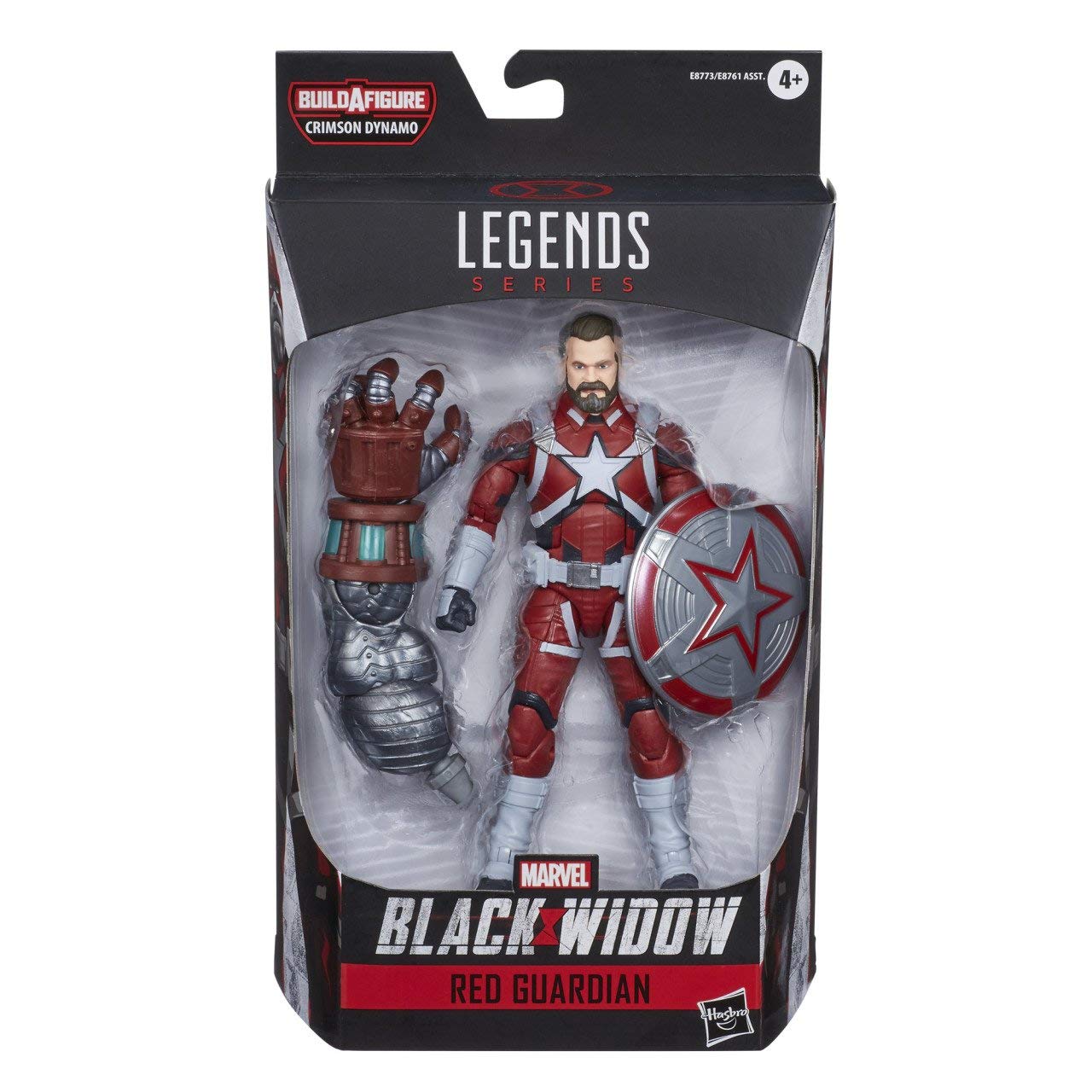 Marvel Hasbro Black Widow Legends Series 15-cm Collectible Red Guardian Action Figure Toy, Premium Design, 1 Accessory, Ages 4 And Up