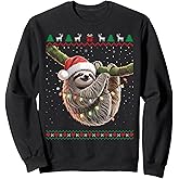 Sloth Christmas Funny Ugly Sweater Sweatshirt